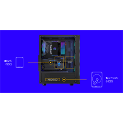 Endorfy Ventum 200 ARGB ATX ház (Újracsomagolt)
