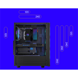 Endorfy Ventum 200 ARGB ATX ház (Újracsomagolt)