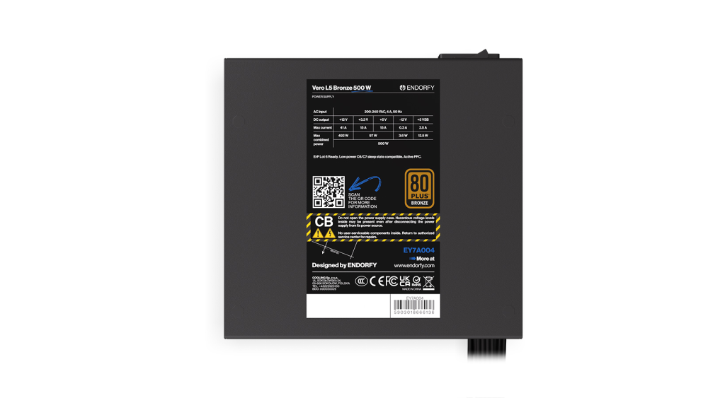 Endorfy Vero L5 Bronze 500 W tápegység