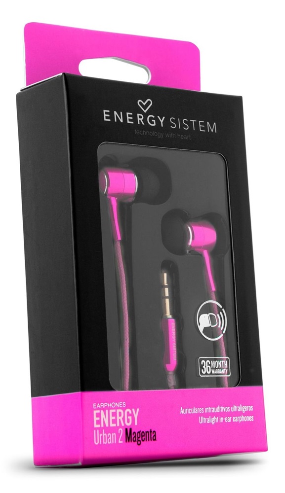 Energy Sistem EN 423149 Urban 2 rózsaszín fülhallgató