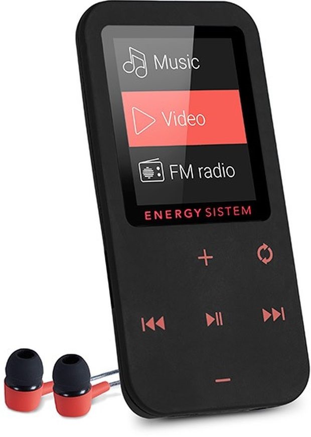 Energy Sistem EN 426454 Touch Bluetooth-os 8GB fekete/korall MP4 lejátszó