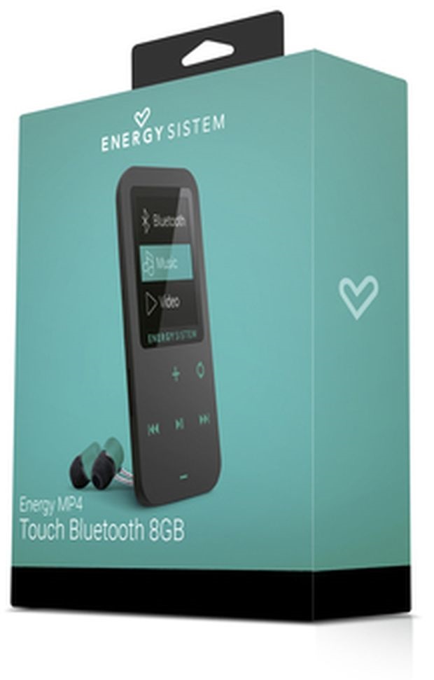 Energy Sistem EN 426461 Touch Bluetooth-os 8GB fekete/mentazöld MP4 lejátszó