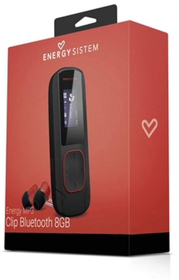 Energy Sistem EN 426492 Bluetooth-os 8GB fekete/korall MP3 lejátszó