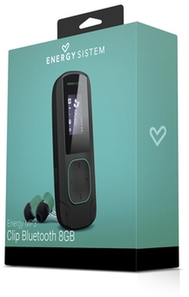 Energy Sistem EN 426508 Bluetooth-os 8GB fekete/mentazöld MP3 lejátszó