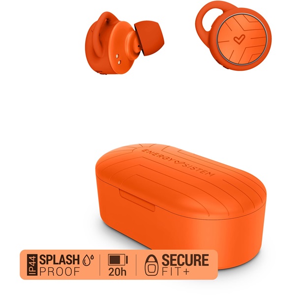 Energy Sistem EN 451036 Sport 2 True Wireless Bluetooth narancssárga fülhallgató (Újracsomagolt)