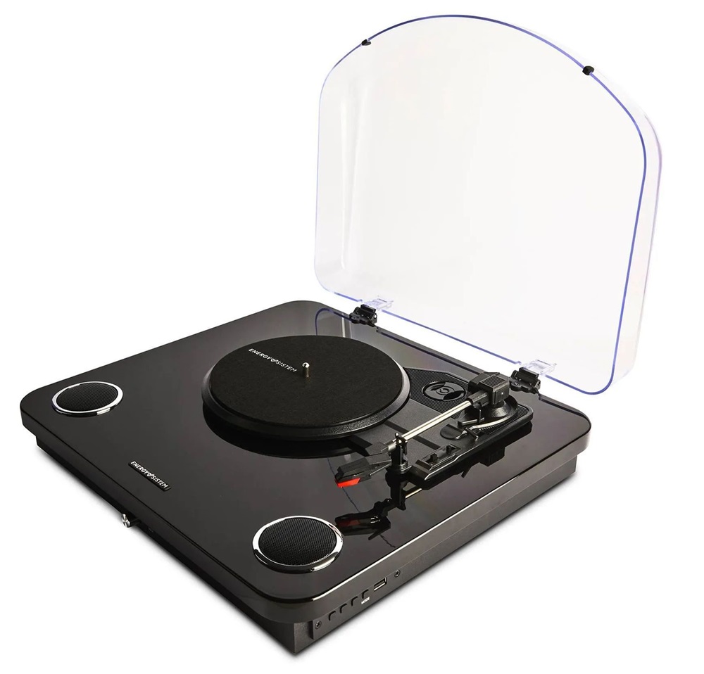 Energy Sistem EN 459438 BlackSpin RCA/USB/Bluetooth/bakelit lemezjátszó
