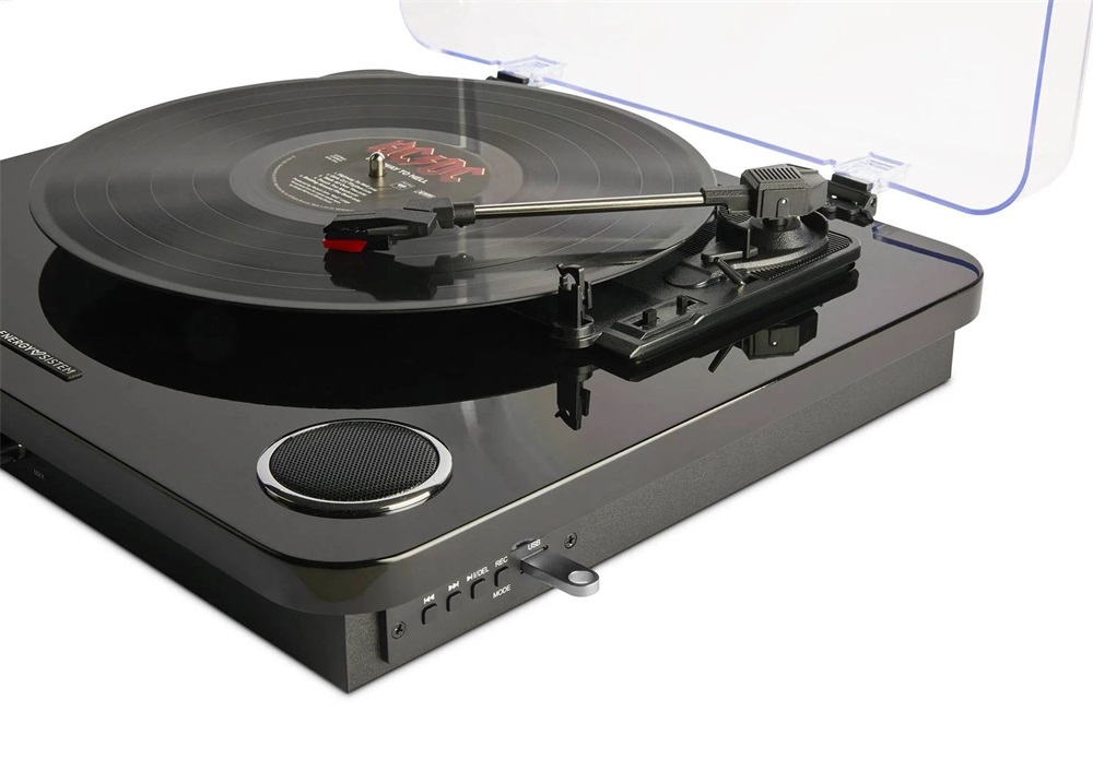 Energy Sistem EN 459438 BlackSpin RCA/USB/Bluetooth/bakelit lemezjátszó