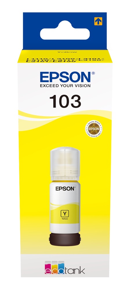 Epson C13T00S44A EcoTank 103 65ml sárga tintapalack