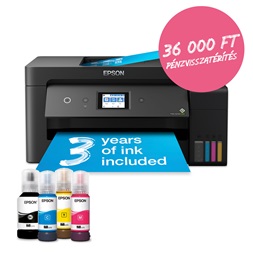 Epson EcoTank L14150 A3 színes nyomtató MFP, Duplex, WiFi/USB/LAN, 6200/5200 oldal tinta a dobozban