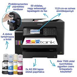 Epson EcoTank L15160 A3+ színes tintasugaras multifunkciós nyomtató
