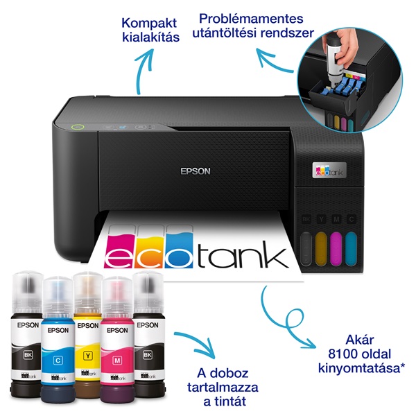 Epson EcoTank L3230 színes multifunkciós tintasugaras nyomtató