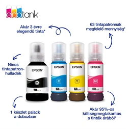 Epson EcoTank L4360 (A4, 33 lap/perc, duplex, USB/Wifi/Wifi Direct) színes tintasugaras multifunkciós nyomtató