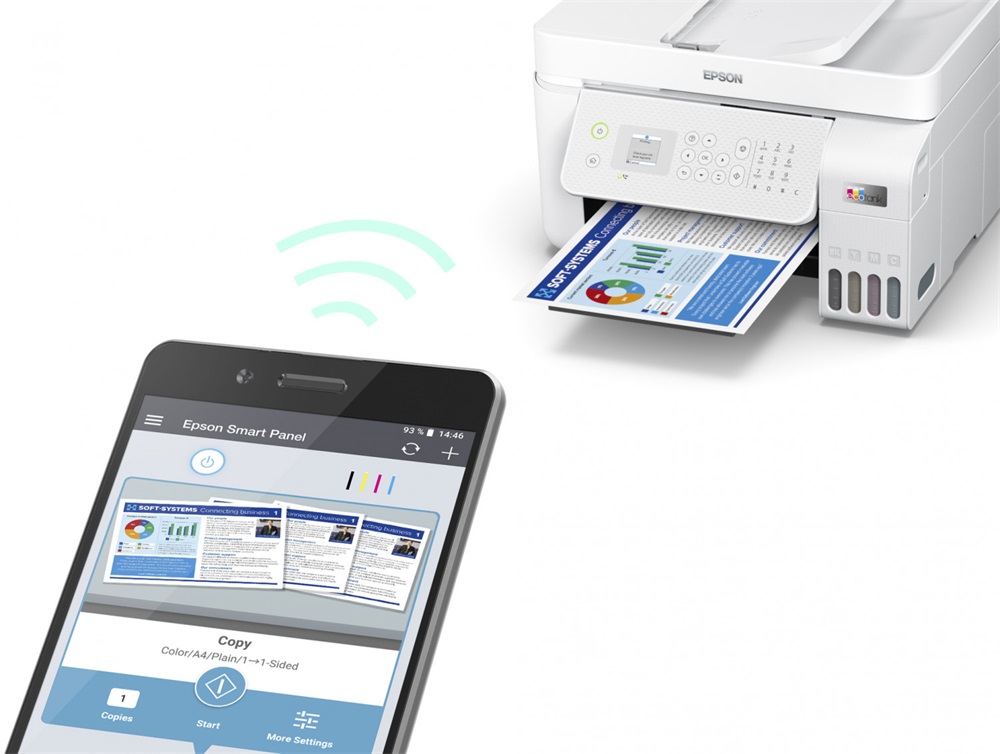 Epson EcoTank L5296 színes tintasugaras fehér multifunkciós nyomtató