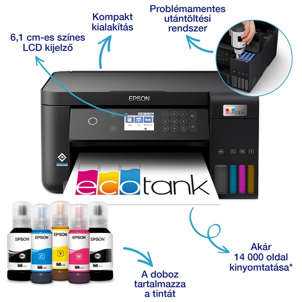 Epson EcoTank L6260 színes tintasugaras multifunkciós nyomtató
