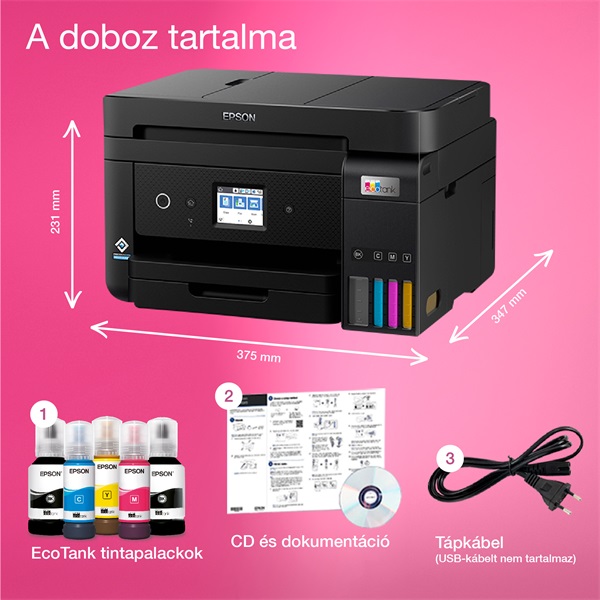 Epson EcoTank L6290 színes tintasugaras multifunkciós nyomtató