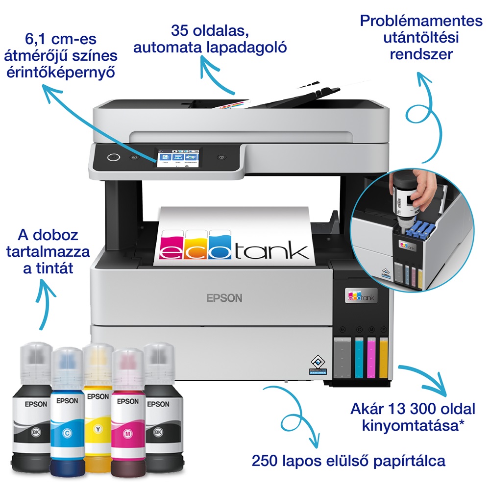 Epson EcoTank L6460 színes tintasugaras multifunkciós nyomtató