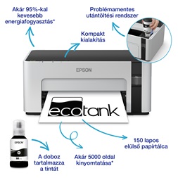 Epson EcoTank M1100 A4 mono tintasugaras egyfunkciós nyomtató