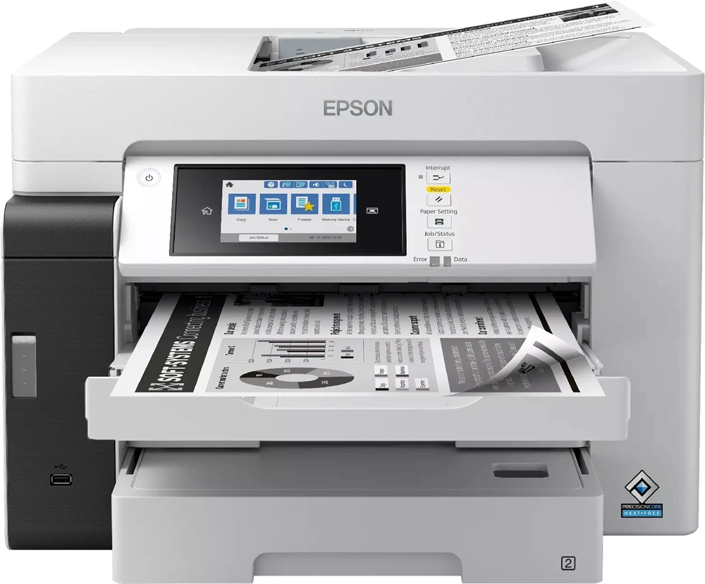 Epson EcoTank M15180 A3 mono nyomató MFP, Duplex, WiFi/USB/LAN, 4500 oldal tinta a dobozban
