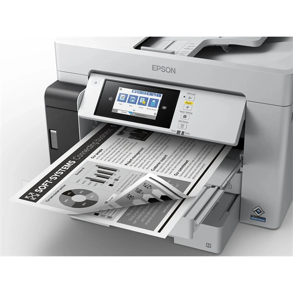 Epson EcoTank M15180 A3 mono nyomató MFP, Duplex, WiFi/USB/LAN, 4500 oldal tinta a dobozban