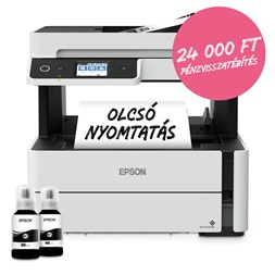 Epson EcoTank M3170 mono nyomató MFP, Duplex, WiFi, 11 000 oldal tinta a dobozban