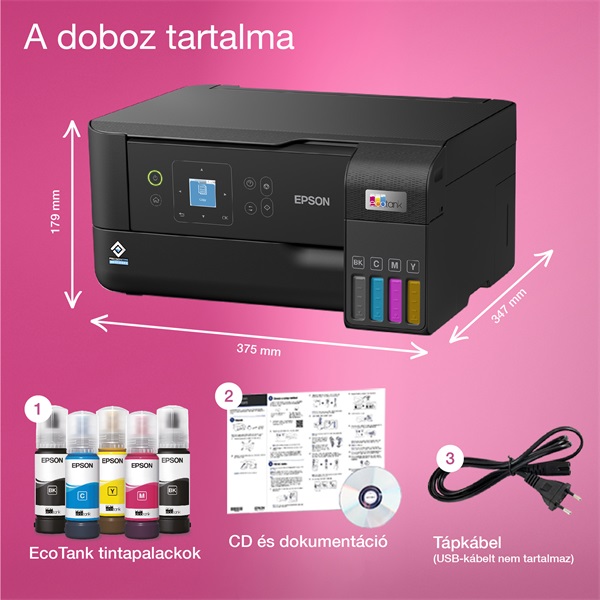 Epson Ecotank L3560 színes tintasugaras multifunkciós nyomtató