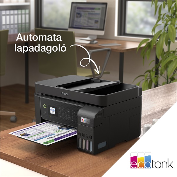 Epson Ecotank L5310 A4 MFP ADF Ethernet/WIFI színes multifunkciós tintasugaras nyomtató