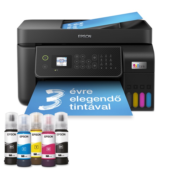 Epson Ecotank L5310 A4 MFP ADF Ethernet/WIFI színes multifunkciós tintasugaras nyomtató