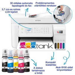 Epson Ecotank L5316 A4 MFP ADF Ethernet/WIFI színes multifunkciós tintasugaras nyomtató