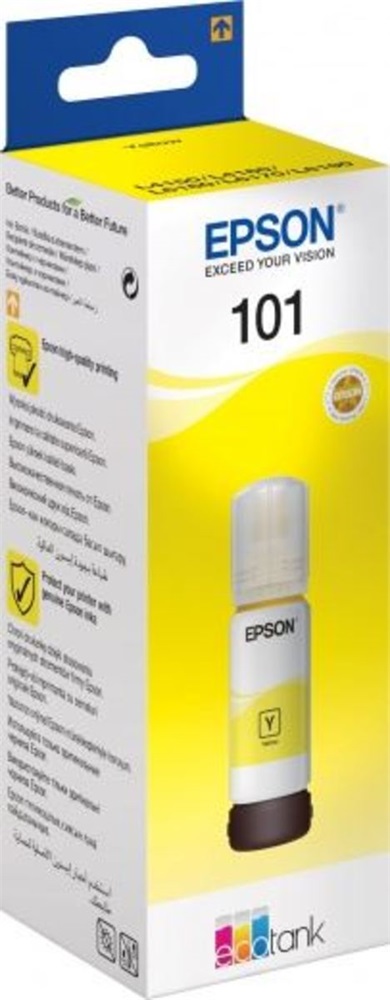 Epson C13T03V44A T03V4 70ml EcoTank kompatibilis sárga tintapalack