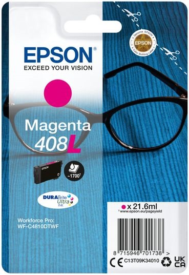 Epson C13T09K34010 T09K3 magenta tintapatron