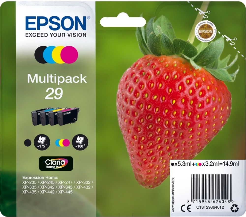 Epson C13T29864012 T2986 patron multipack No 29.