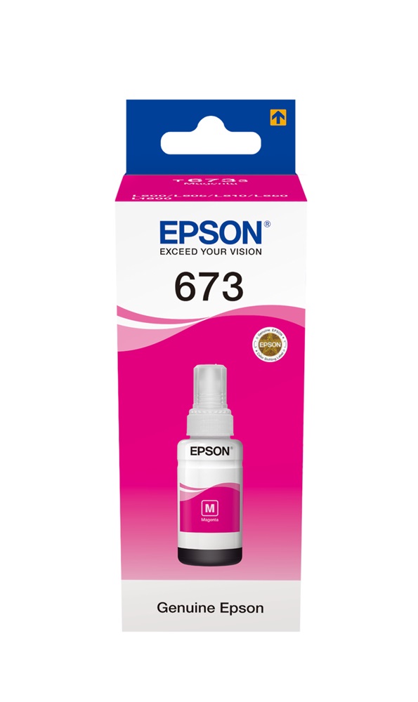 Epson C13T67334A T6733 70ml EcoTank kompatibilis magenta tintapalack