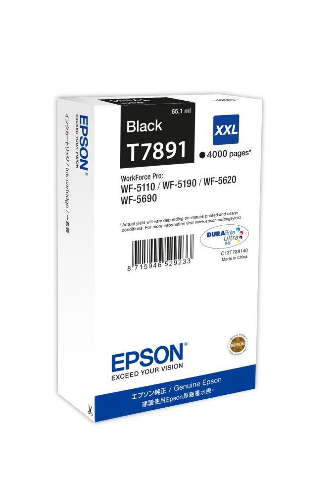 Epson C13T789140 T7891 patron fekete