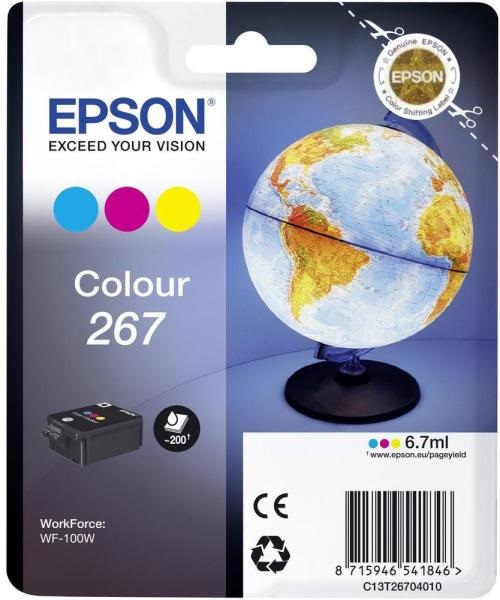 Epson C13T26704010 WF-100W színes  tintapatron
