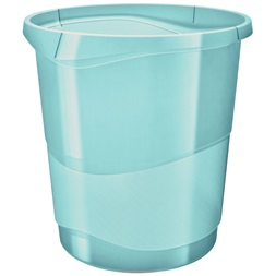 Esselte Colour`Ice 14 literes áttetsző kék papírkosár