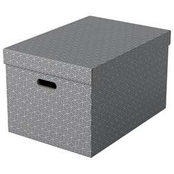 Esselte Home L méret 3db/csomag szürke tárolódoboz