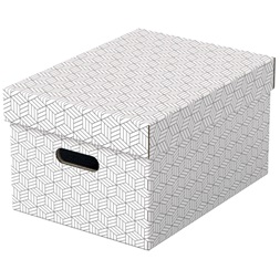 Esselte Home M méret 3db/csomag fehér tárolódoboz