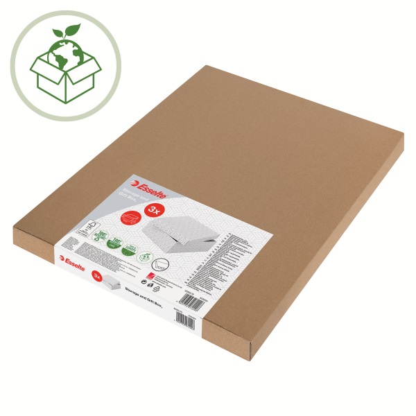 Esselte Home kocka alakú 3db/csomag fehér tárolódoboz