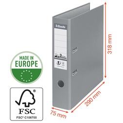 Esselte Standard A4 7,5cm sárga iratrendező