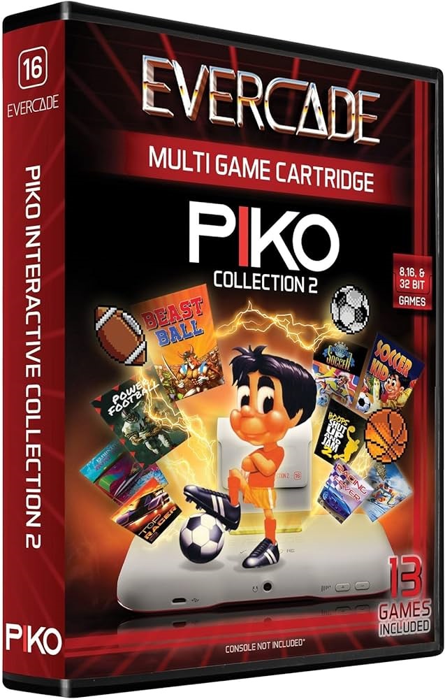 Evercade #16 Piko Interactive Collection 2 13in1 Retro Multi Game játékszoftver csomag
