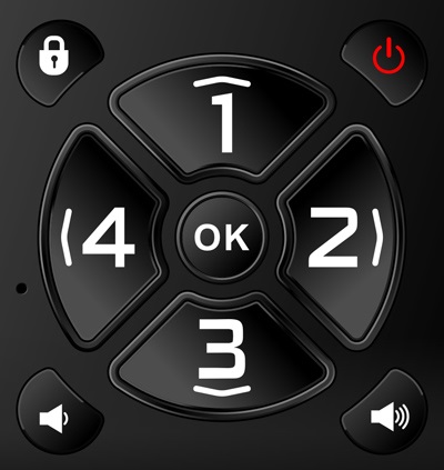 Evolveo EasyPhone ID (EP400) piros mobiltelefon