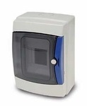 FAMATEL 3904-t AcQUA 4 mod. átlátszó ajtóval IP65  falon kívüli szekrény