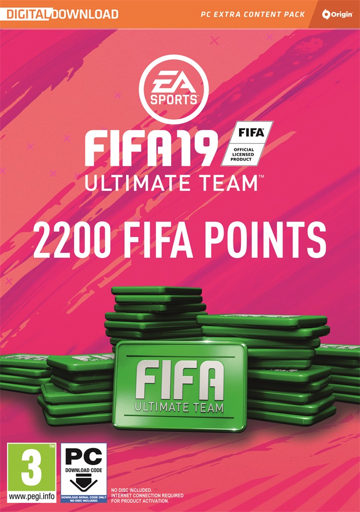 FIFA 19 2200 FUT POINTS PC játékszoftver