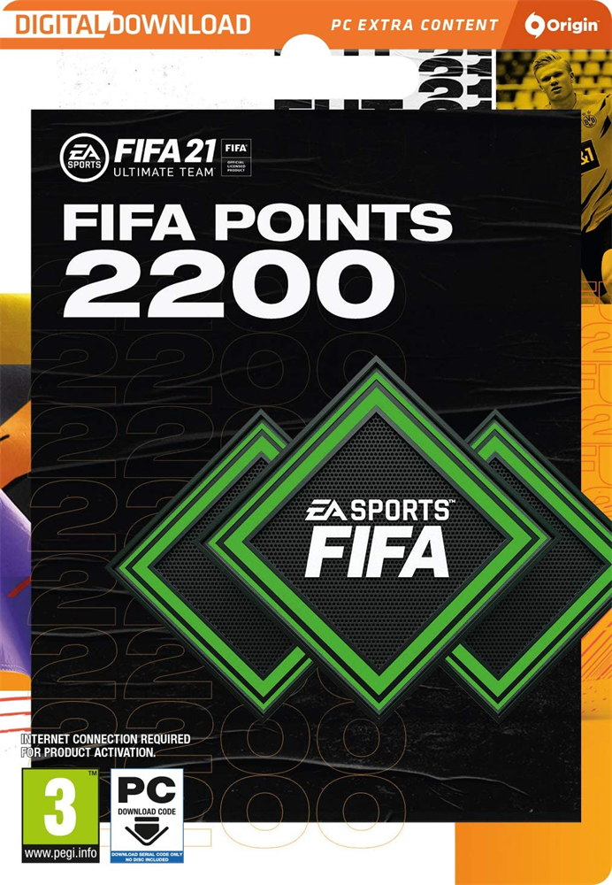 FIFA 21 2200 FUT POINTS PC játék kredit