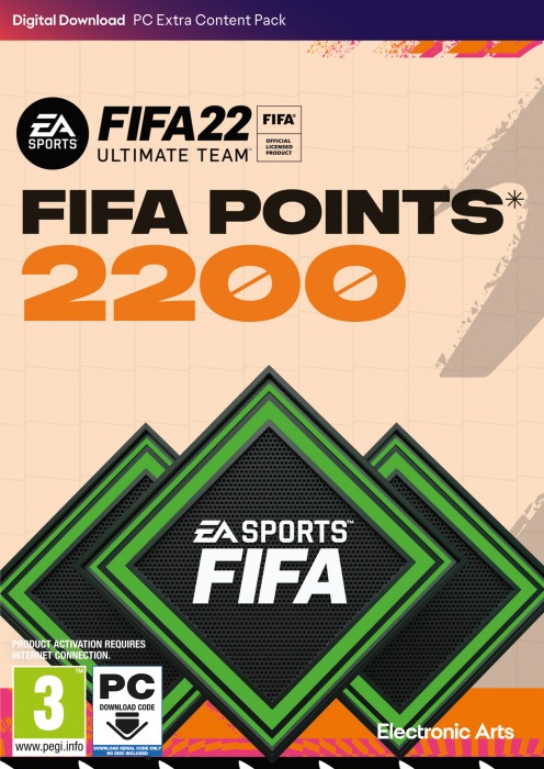 FIFA 22 2200 FUT POINTS PC játék kredit
