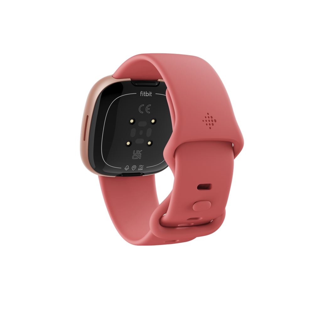 FITBIT Versa 4 okosóra (Pink Sand / Copper Rose Aluminium)