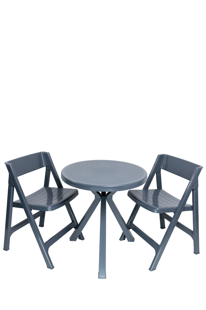 FLAIR 61603 antracit Balkon szett