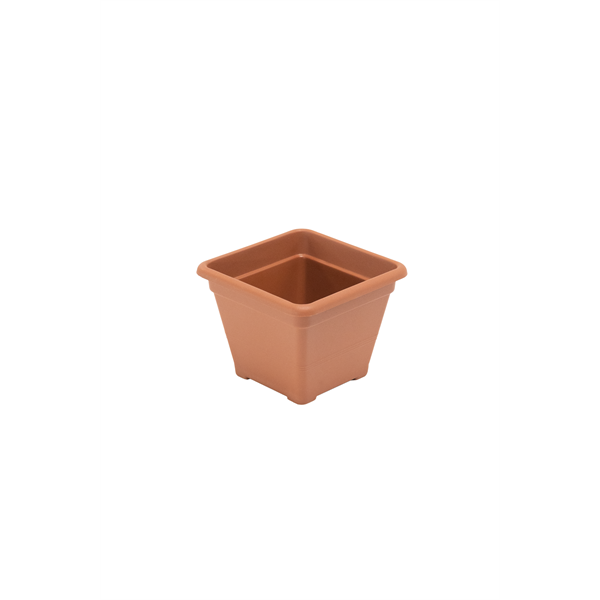 FLAIR Sydney 61311 terra 15x15 cm szögletes virágcserép