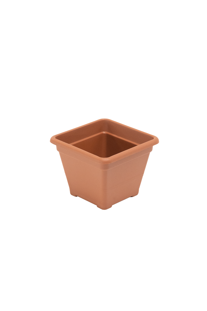 FLAIR Sydney 61311 terra 15x15 cm szögletes virágcserép