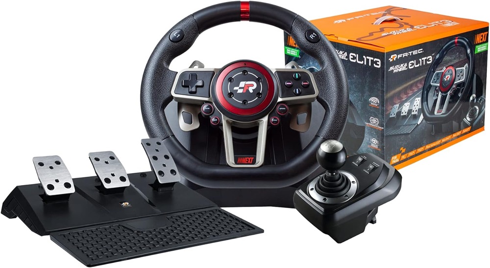 FR-TEC FT7003 Suzuka Elite Next Xbox Series S|X fekete kormány + pedál + botváltó